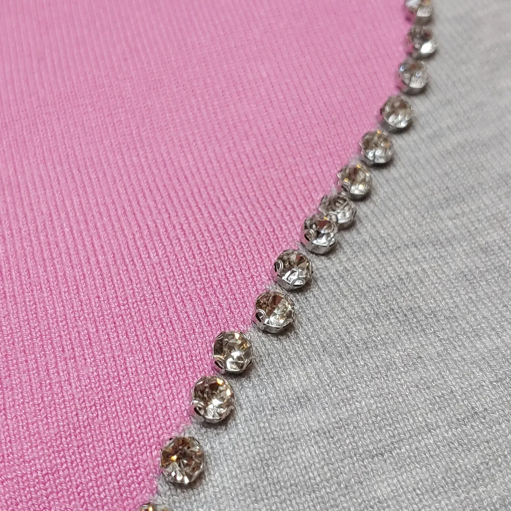 Magaschoni Pink Heart Surrounded by Substantial Size Rhinestones Medium - Picture 3 of 13